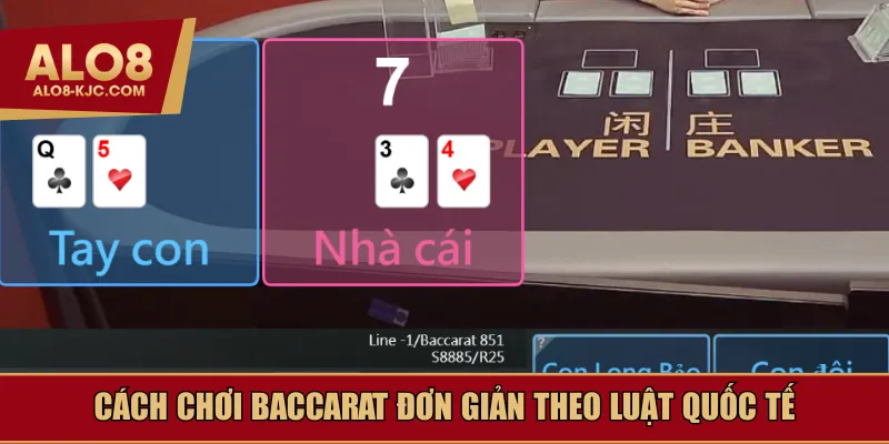 Cách chơi Baccarat đơn giản theo luật quốc tế